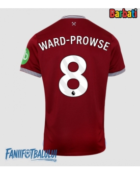 West Ham United James Ward-Prowse #8 Tricou Fotbal Replică 2025-26 Barbati Acasa